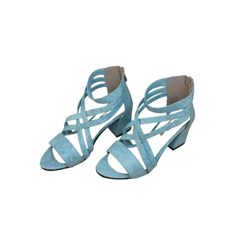 صندل زنانه مدل SZO 194 PYT بیاله پیتون رنگ فیروزه ای