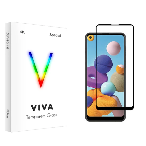 محافظ صفحه نمایش ویوا مدل 4K مناسب برای گوشی موبایل سامسونگ Galaxy A21