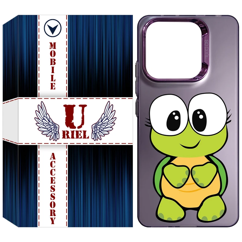 کاور یوریل مدل قاب SCL کد 59 طرح لاکپشت مناسب برای گوشی موبایل شیائومی Redmi Note 13 4G