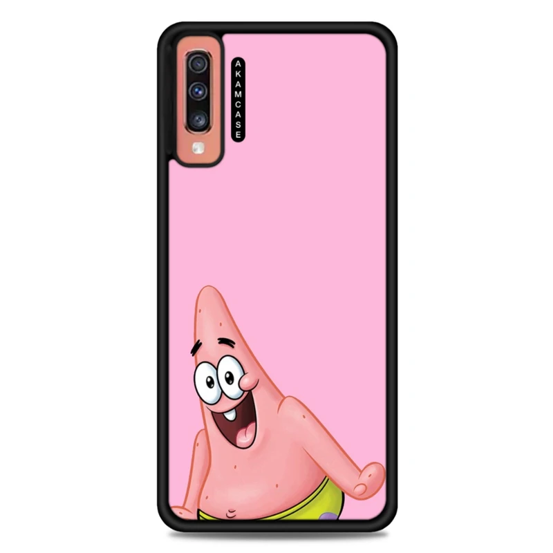 کاور آکام مدل AMC-WSGA70-SPONGE BOB18 مناسب برای گوشی موبایل سامسونگ Galaxy A70
