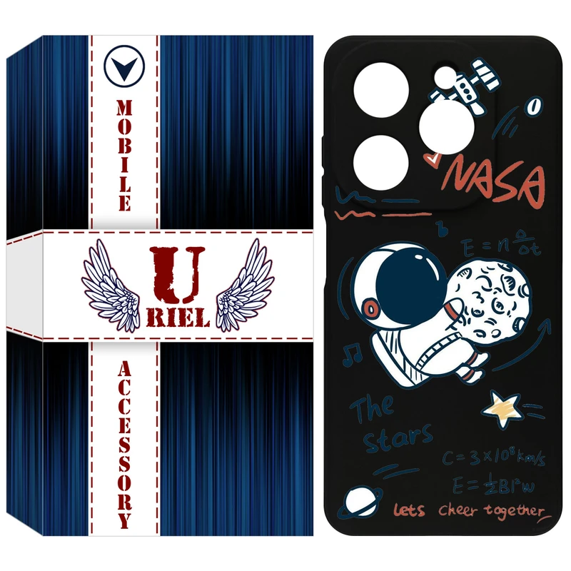 کاور یوریل مدل KSH کد 27 طرح ناسا مناسب برای گوشی موبایل تکنو Spark 20 / Spark Go 2024