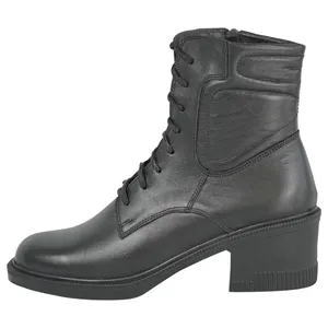 نیم بوت زنانه مدل چرمی کد 1989