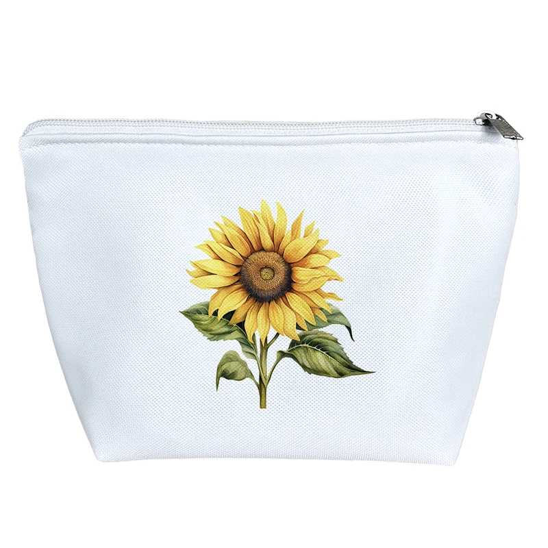 کیف لوازم آرایش دخترانه خندالو مدل گل آفتابگردان کد H1978