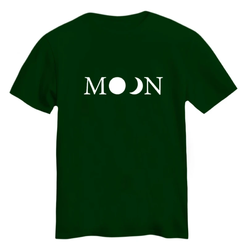 تی شرت آستین کوتاه زنانه مدل نوشته ماه کد 1