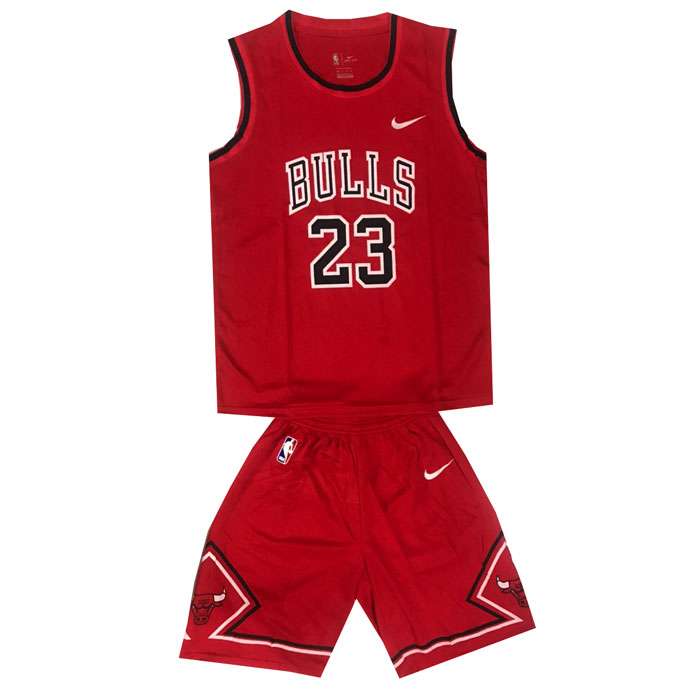 ست تاپ و شلوارک ورزشی مردانه مدل مدل Chicago Bulls