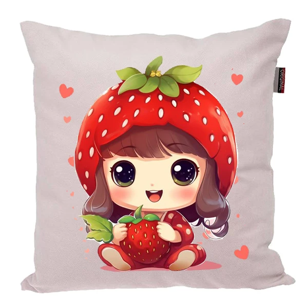 کوسن پاد آفرین مدل دختر توت فرنگی کد 3378