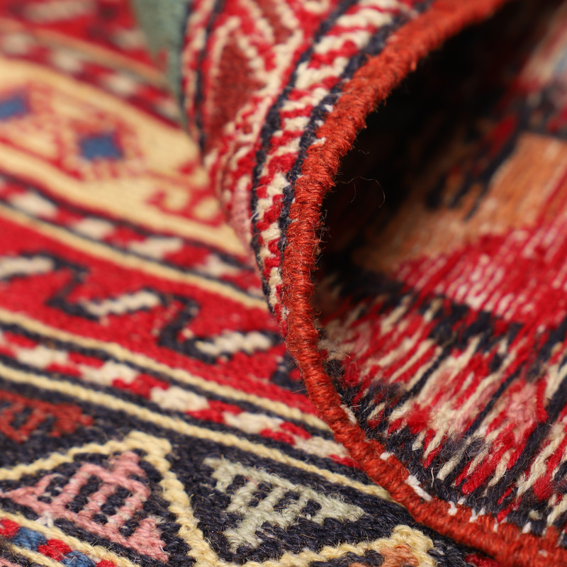 گلیم دستبافت یک و نیم متری مدل ورنی کد 4030137