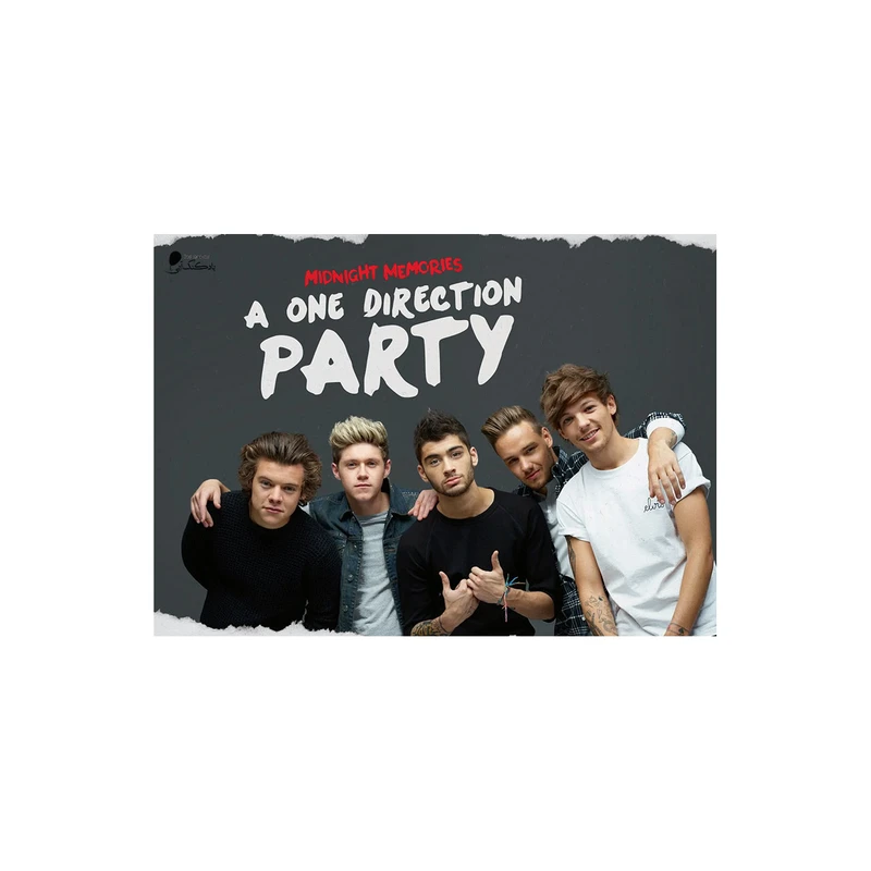 پوستر دیواری بادکنک آبی مدل One Direction2
