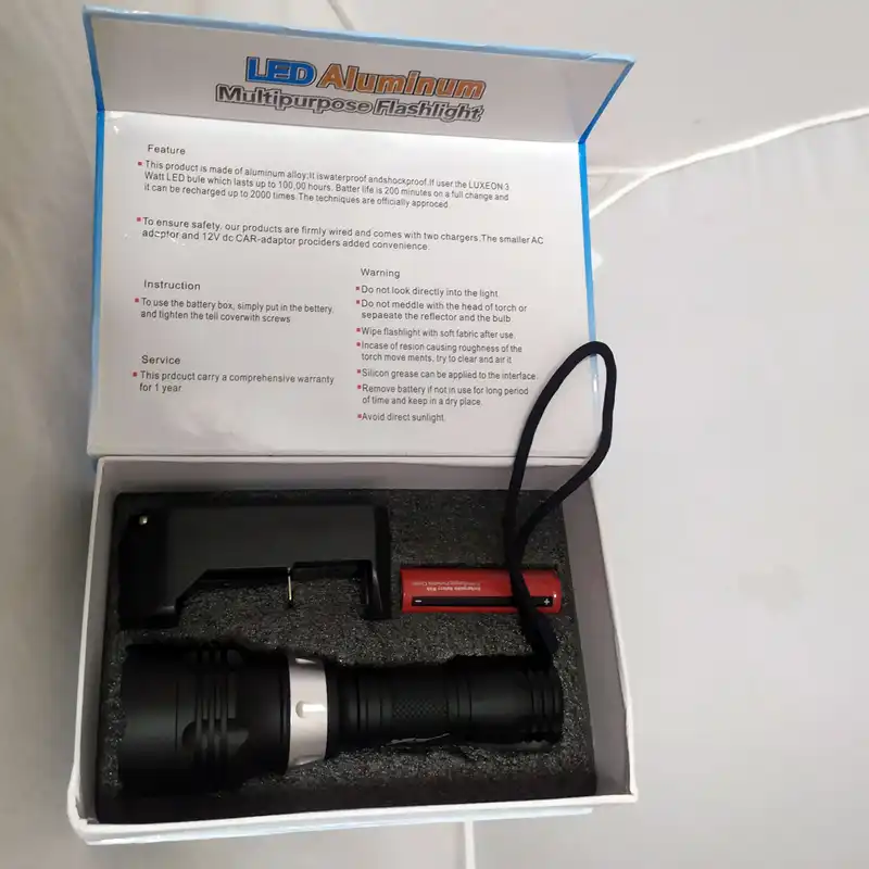 چراغ قوه دستی مدل LED - 100000h
