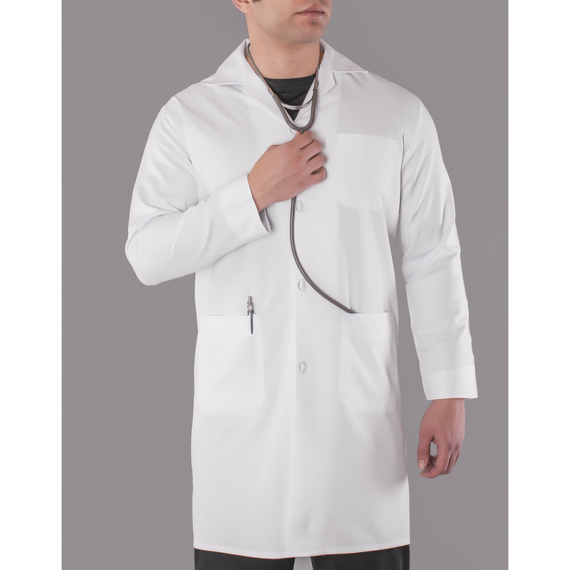 روپوش پزشکی مردانه خضرا مدل کلاسیک کد 30500