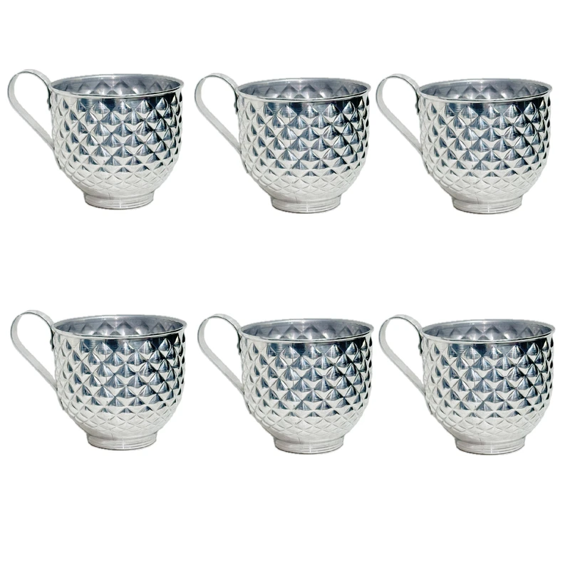 لیوان مدل آینه کاری مجموعه 6 عددی