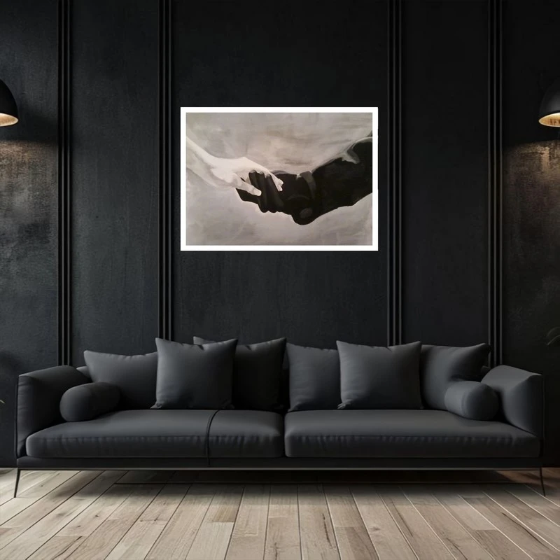 تابلو بکلیت طرح دکوری هنری و مدرن دوستی  مدل W-bu5424