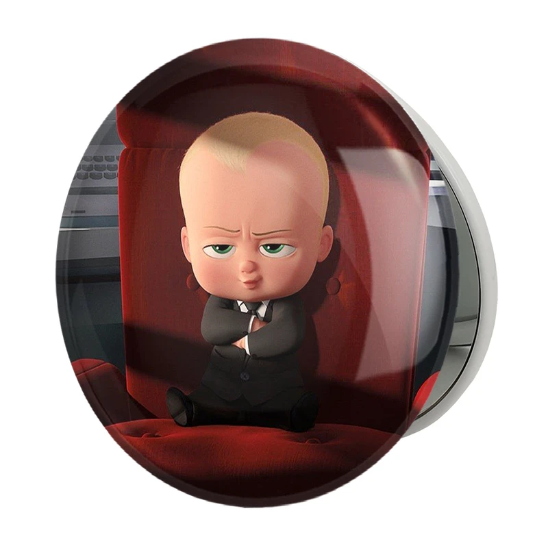 آینه جیبی خندالو طرح بچه رئیس Boss Baby مدل تاشو کد 12510 
