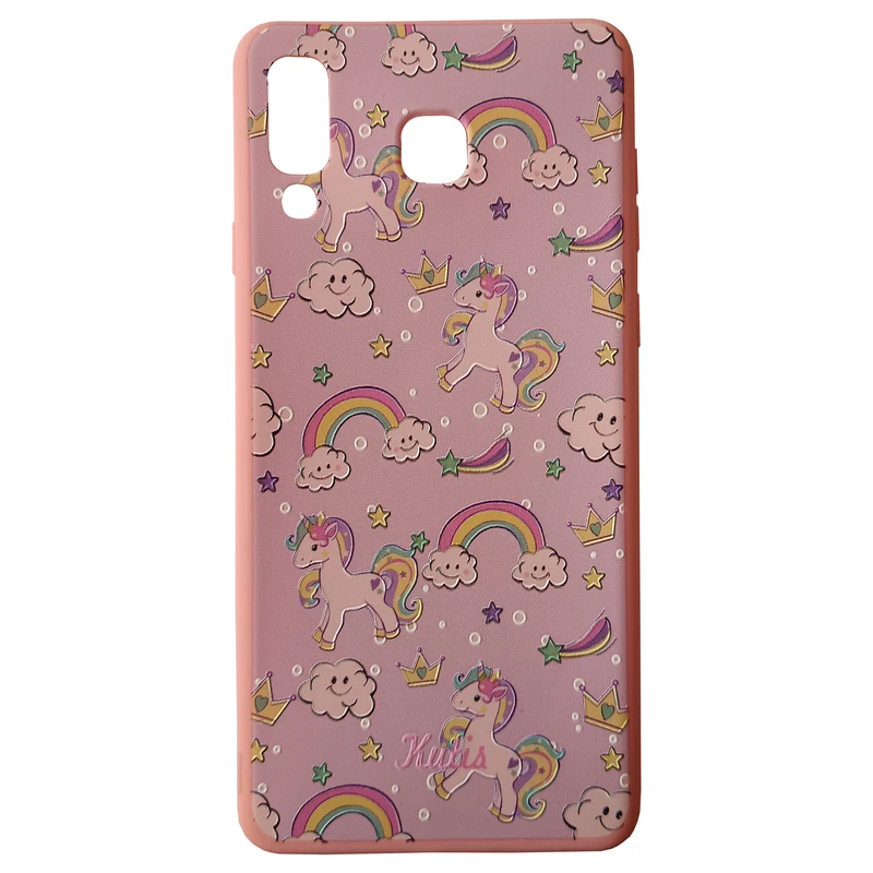 کاور مدل سیلیکونی کد 12-0 طرح اسب تک شاخ مناسب برای گوشی موبایل سامسونگ Galaxy A8 Star