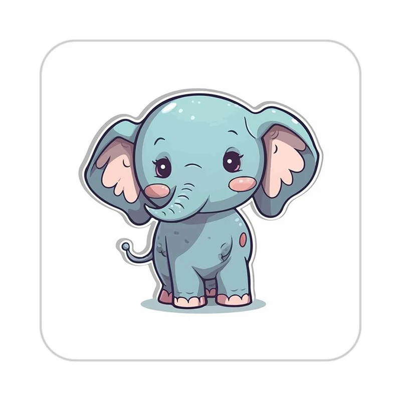 زیر لیوانی کاکتی طرح حیوانات کارتونی مدل mp27529