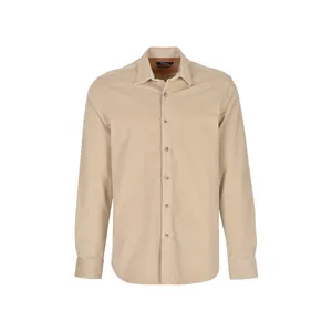 پیراهن آستین بلند مردانه بادی اسپینر مدل 4638 کد 1 رنگ کرم