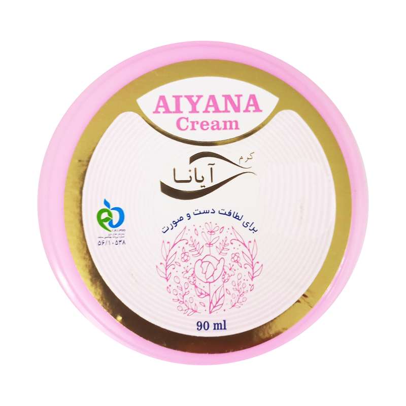 کرم مرطوب کننده آیانا مدل flowers حجم 90 میلی لیتر