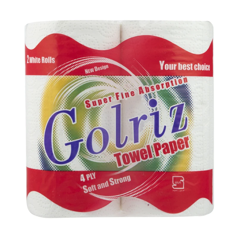 دستمال حوله ای گلریز مدل HG01 بسته 2 عددی