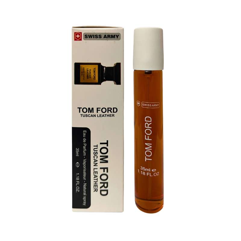 عطر جیبی سوئیس آرمی مدل Tom Ford Tuscan Leather حجم 35 میلی لیتر عطر جیبی سوئیس آرمی مدل Tom Ford Tuscan Leather حجم 35 میلی لیتر