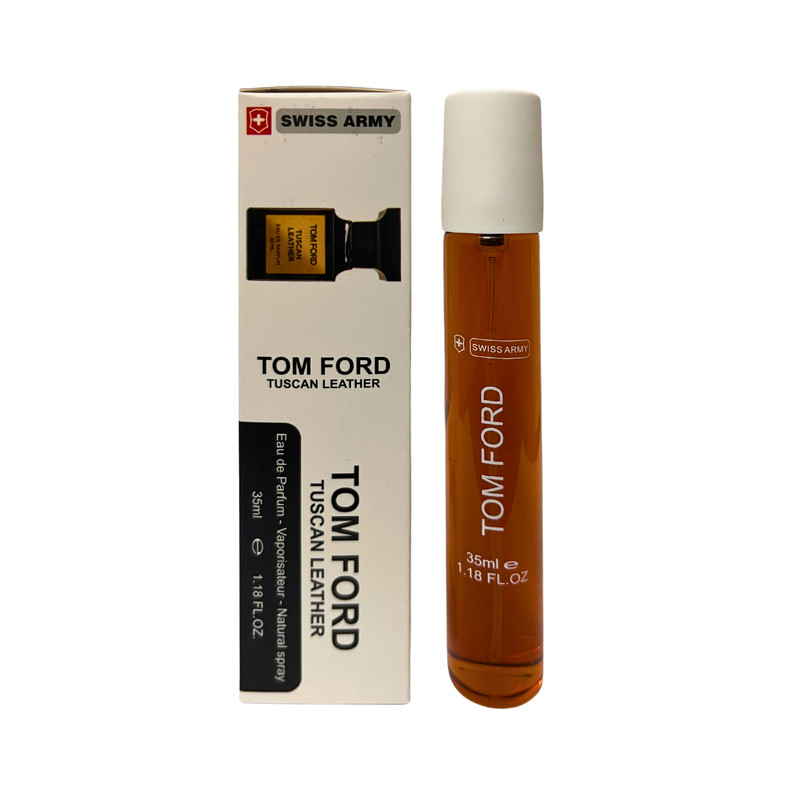 عطر جیبی سوئیس آرمی مدل Tom Ford Tuscan Leather حجم 35 میلی لیتر عطر جیبی سوئیس آرمی مدل Tom Ford Tuscan Leather حجم 35 میلی لیتر