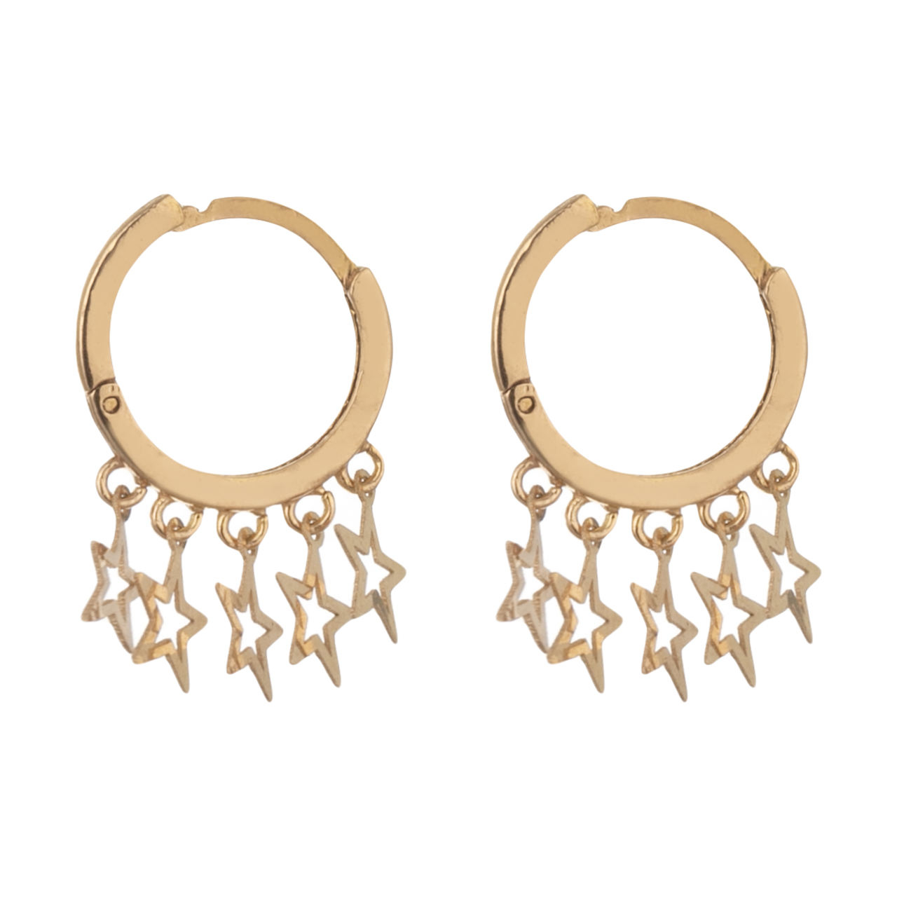 گوشواره طلا 18 عیار زنانه گالری مرجان مدل 10109