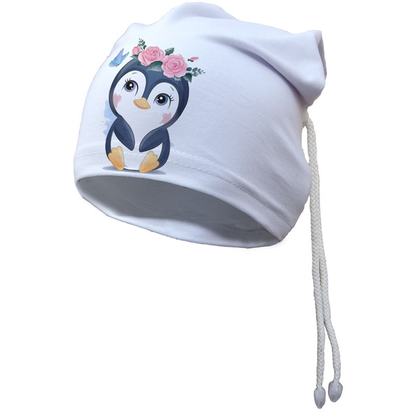 کلاه دخترانه آی تمر مدل پنگوئن کد 179