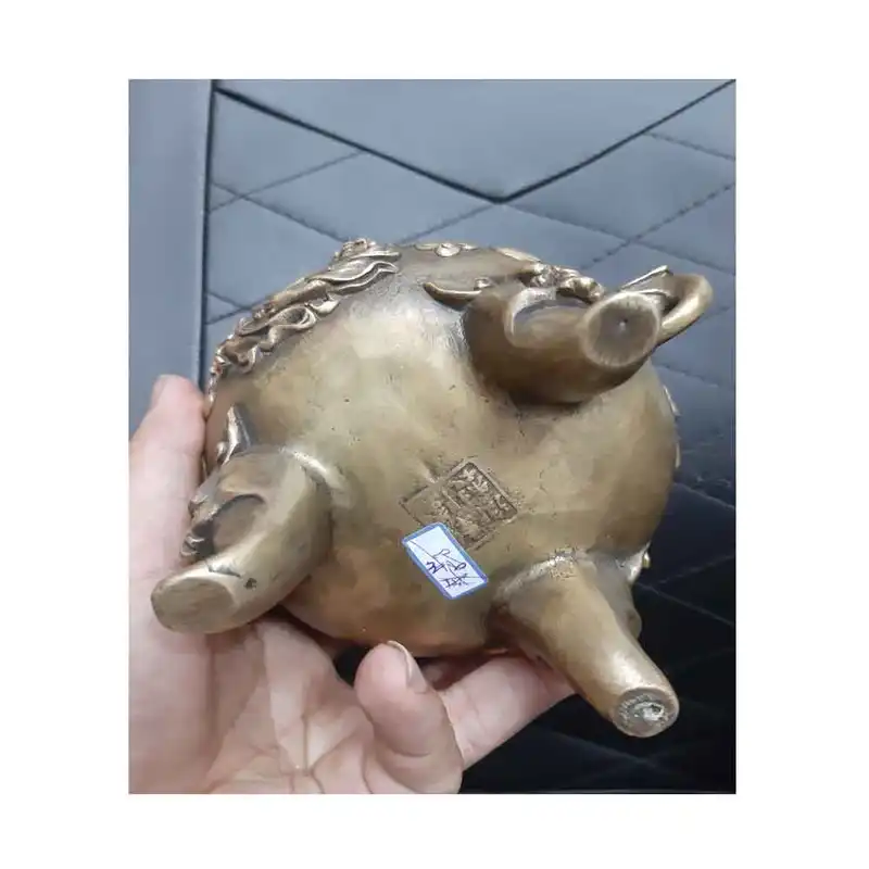 دکوری برنجی مدل آتشدان طرح سکه و آتش و برکت کد A1