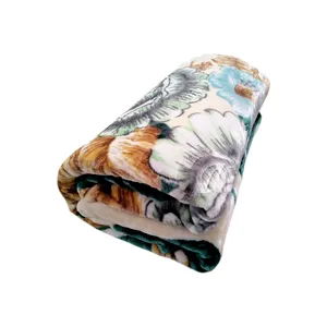 پتو نیکوباف مدل برلیان طرح گل برجسته کد ND 02 سایز 235x200 سانتی متر