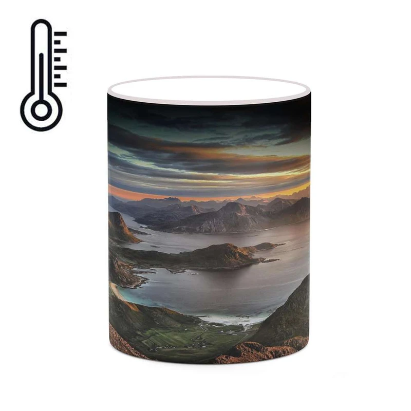 ماگ حرارتی کاکتی مدل منظره کد mgh18336