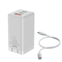 شارژر دیواری باسئوس مدل GAN2 PRO 65W به همراه کابل USB-C