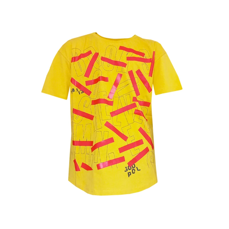 تی شرت آستین کوتاه پسرانه مدل PJ1086