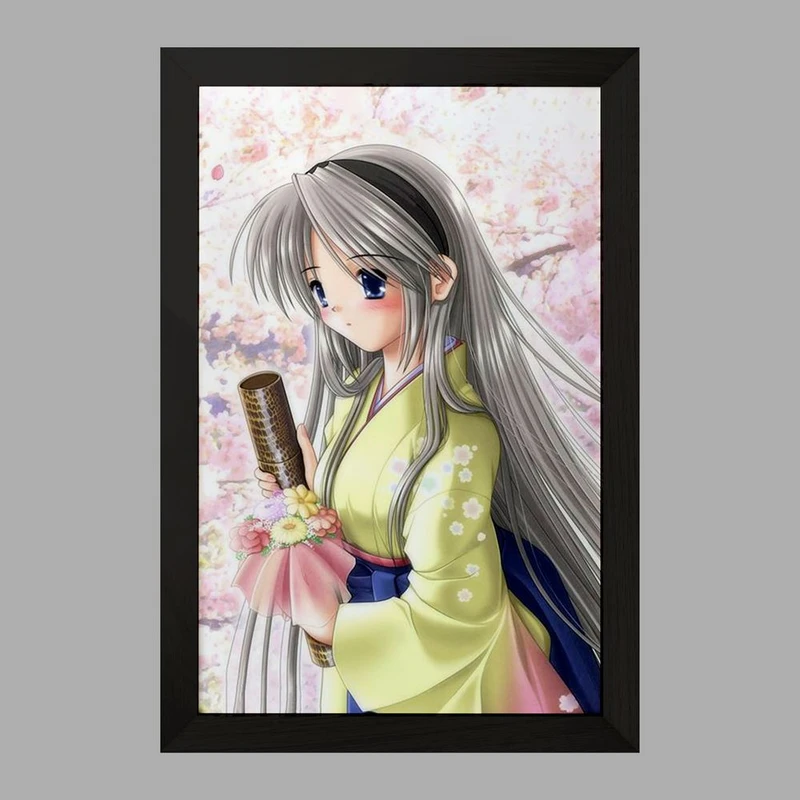 تابلو خندالو مدل ساکاگامی انیمه کلاناد Clannad  کد 22423