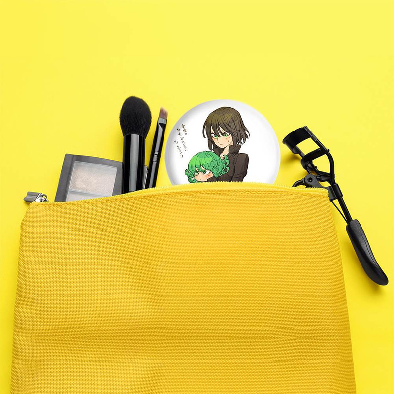 آینه جیبی خندالو مدل فوبوکی و تاتسوماکی انیمه مرد تک مشتی One Punch Man کد 11372 آینه جیبی خندالو مدل فوبوکی و تاتسوماکی انیمه مرد تک مشتی One Punch Man کد 11372
