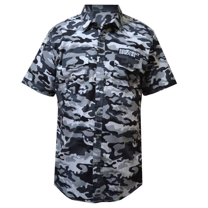 پیراهن آستین کوتاه مردانه طرح ارتشی مدل 501 