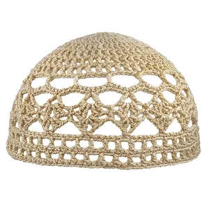 کلاه دستبافت زنانه مدل گیپوری لمه ای کد 0111535