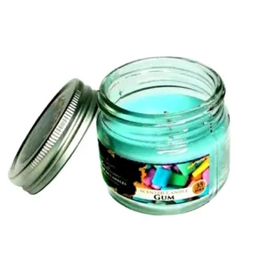 شمع لیوانی مدل گرد آدامس