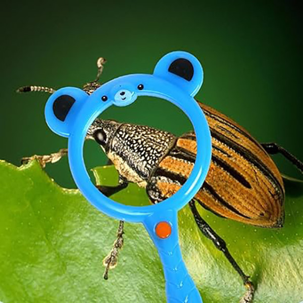 ذره بین رساکو مدل دانش آموزی طرح خرس کد Blue