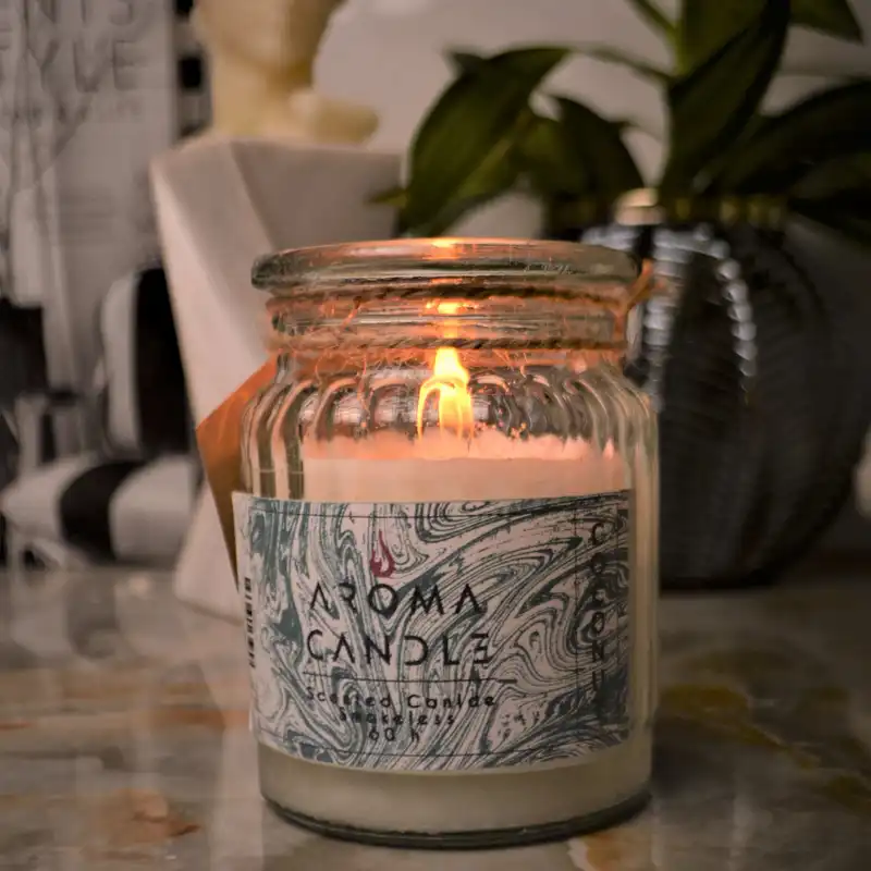 شمع معطر آروما کندل مدل Coconut