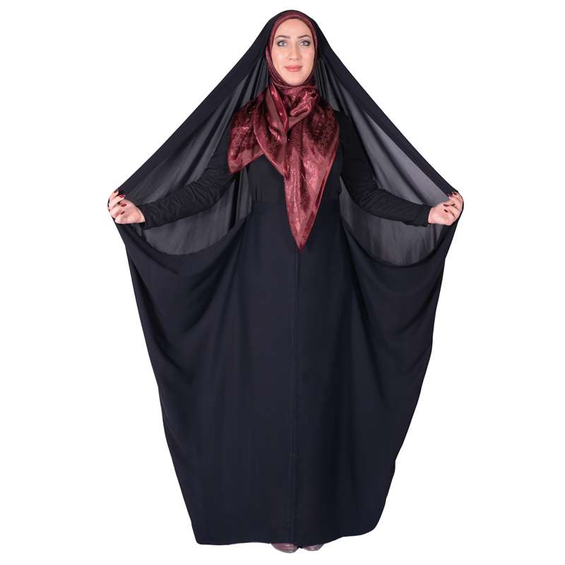چادر قجری شهر حجاب مدل حسنی کرپ ناز ایرانی VIP