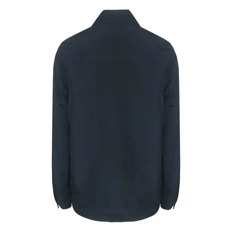 کاپشن بهاره مردانه مدل یقه دار رنگ سرمه ای