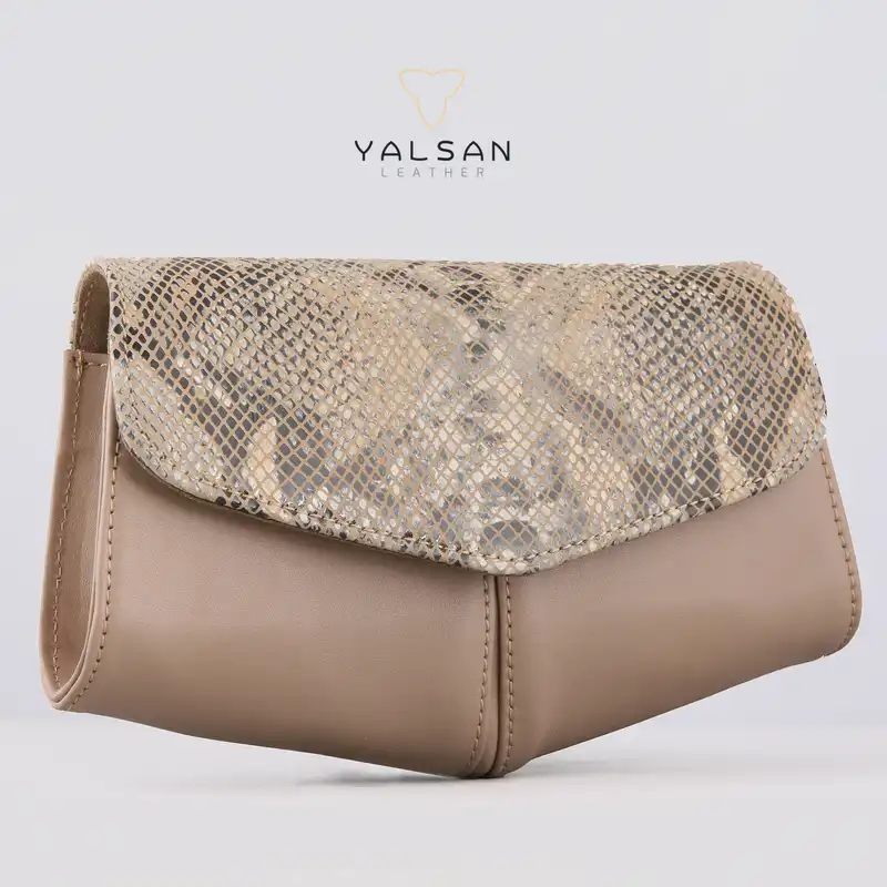 ست کیف و کفش زنانه چرم یلسان مدل لاکچری هیلدا کد RTL-304-krm-41