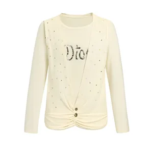 بلوز آستین بلند دخترانه مدل مجلسی 20337581