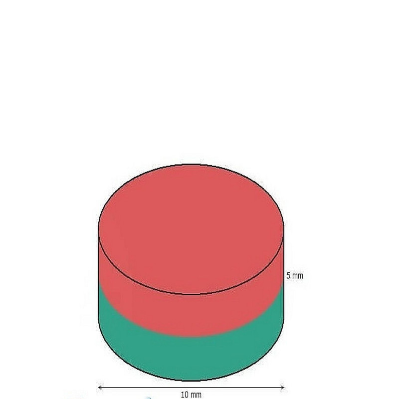 آهن ربا مدل نئودیمیوم دیسکی 5-10 بسته 4 عددی