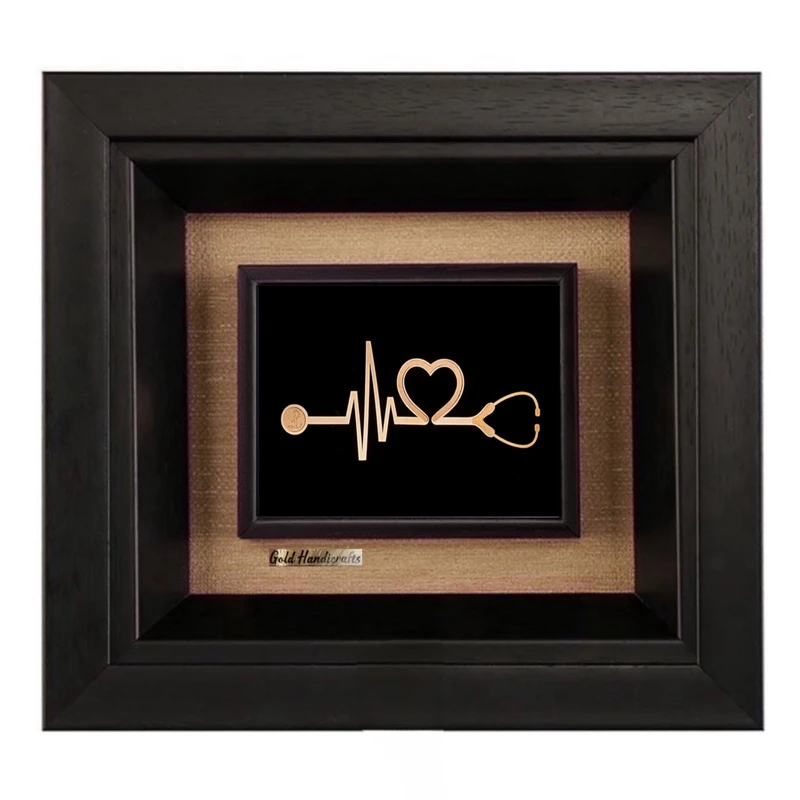 تابلو طلاکوب زرکات طرح روز پزشک مدل F236