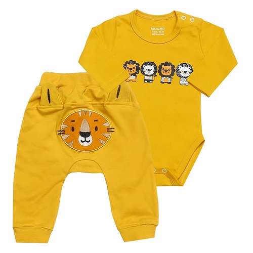 ست بادی و شلوار نوزادی ریکالاکو مدل تابان