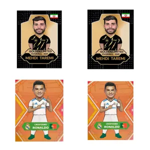 اسباب بازی شانسی طرح کریستانو رونالدو و مهدی طارمی مدل پریمیوم گلدن لیمیتد سری 2025 مجموعه 4 عددی