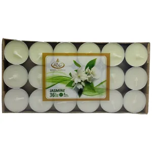 شمع وارمر مدل معطر گل یاس بسته 36 عددی