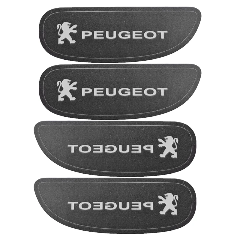 برچسب روی دستگیره داخلی خودرو کالانیکس مدل BAR-207-100103 مناسب برای پژو 207 مجموعه 4 عددی