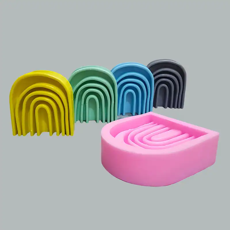 قالب شمع مدل رنگين کمان دفرمه