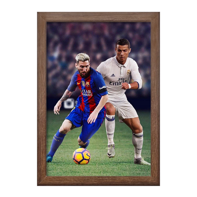 تابلو خندالو طرح کریستیانو رونالدو و لیونل مسی  کد 14008
